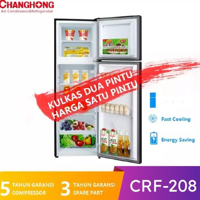 KULKAS 2 PINTU CHANGHONG CRF 208