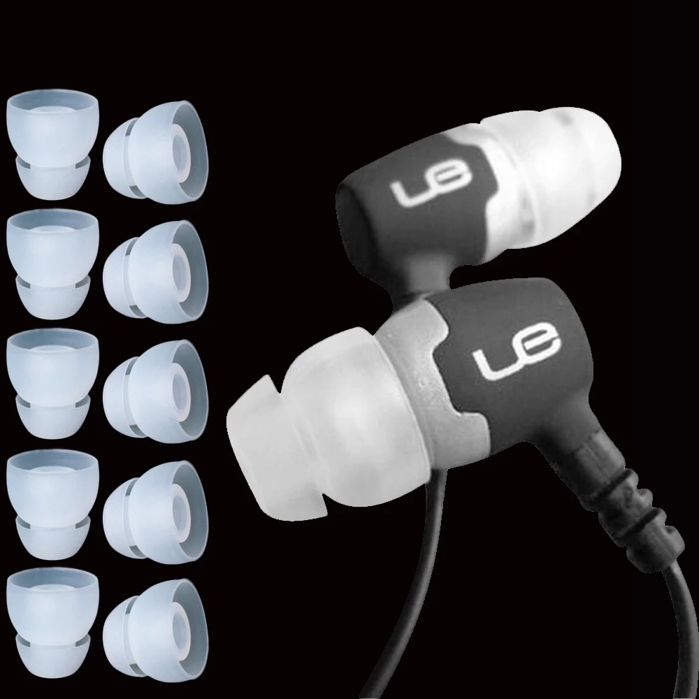 [Harga Grosir]1 Pasang Cover Earbuds Earphone In-Ear Universal Bahan Silikon Anti Slip Tahan Lama/Hot Sale