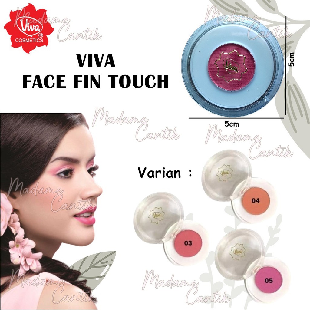 ✿ MADAME ✿ VIVA BLUSH ON FIN TOUCH QUEEN DUO - MAKE UP BLUSHON BY VIVA