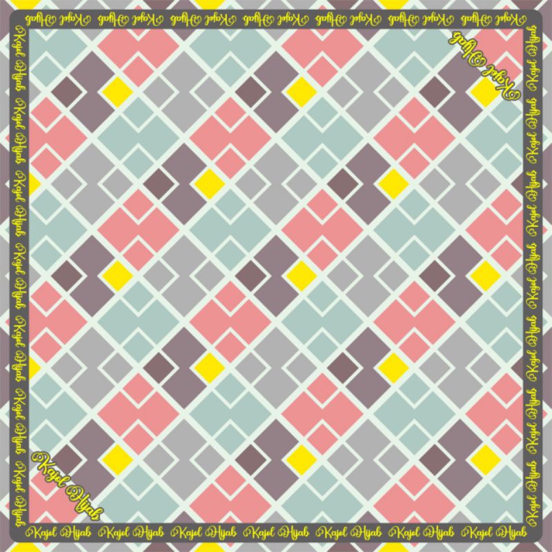 hijab nama sendiri voal premium termanis