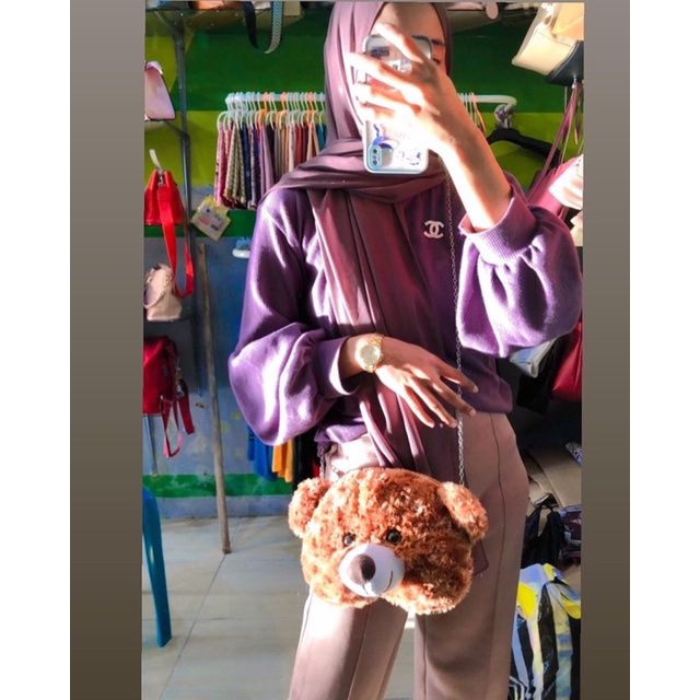 TAS TEDDY / TAS BONEKA / TAS VIRAL / TAS TERBARU / TAS HITS / TAS TIKTOK / TAS KEKINIAN / TAS OOTD / TAS BULU / TAS BONEKA / TAS BERUANG