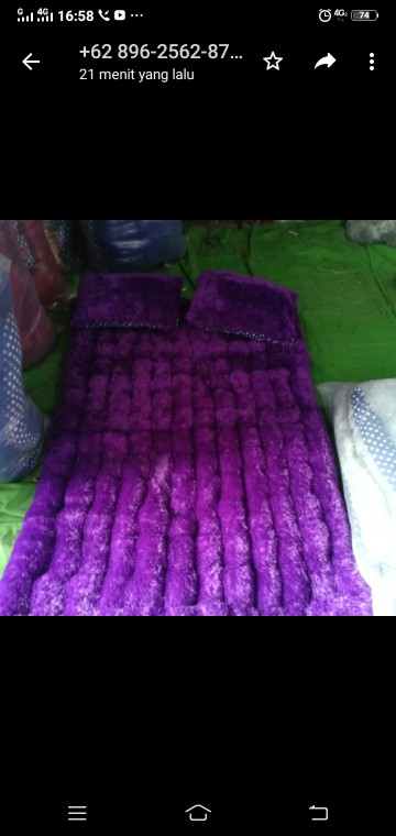 Kasur Menul 2 Bantal Super Lembut