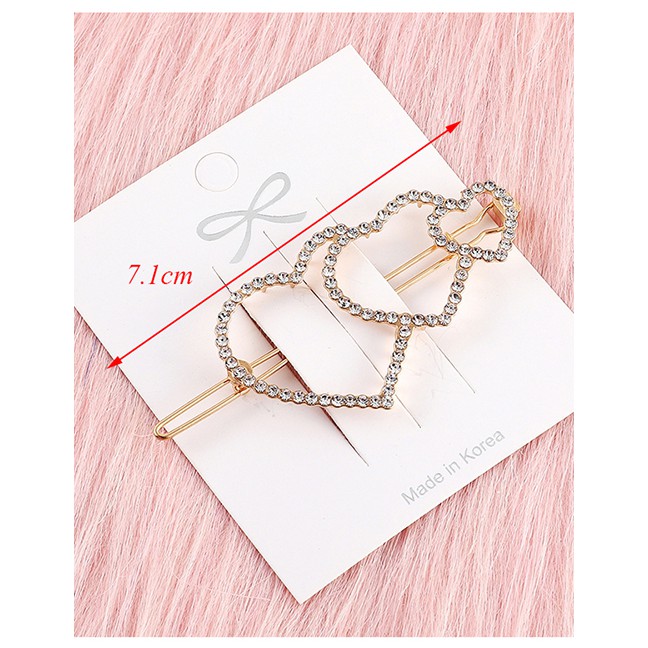 LRC Jepit Rambut Fashion Kc Love Hairpin Y61646