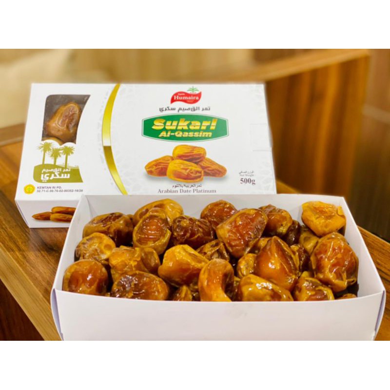 

Kurma mewah sukkari sukari sukkary platinum Humaira sukkary 500 gram
