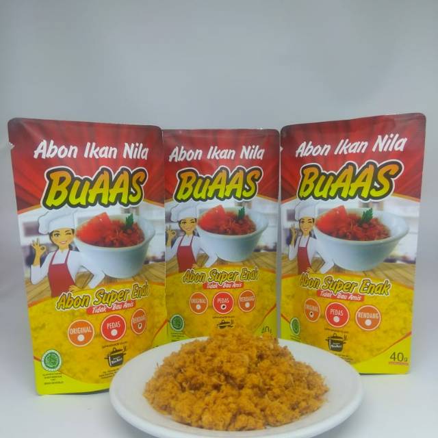 

Abon ikan nila BuAas isi 40 gr