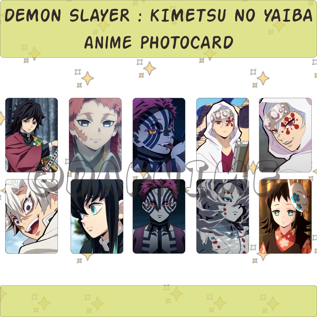 DEMON SLAYER KIMETSU NO YAIBA ANIME EDITION PHOTOCARD