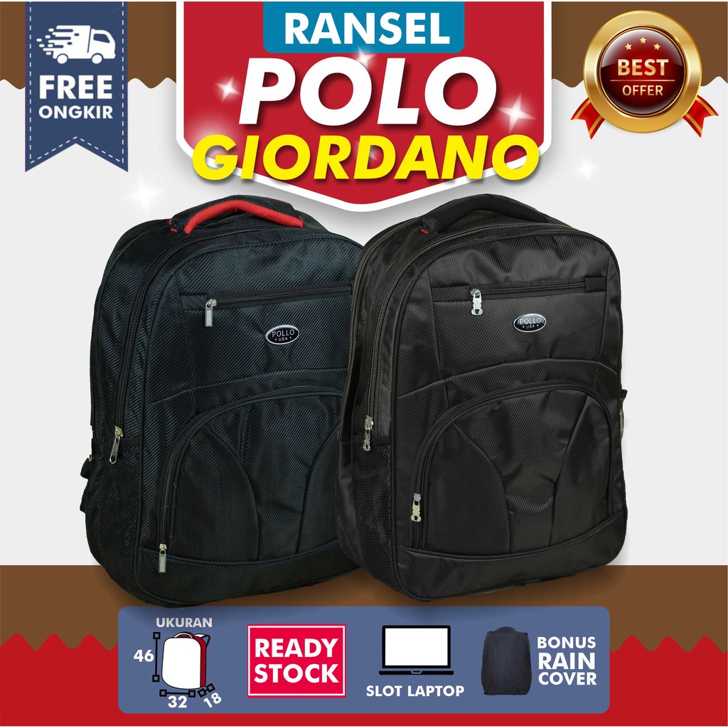 OBRAL PROMO TAS RANSEL PRIA BACKPACK SEKOLAH SD SMP SMA KULIAH KERJA LAPTOP MURAH KEREN AWET KUAT