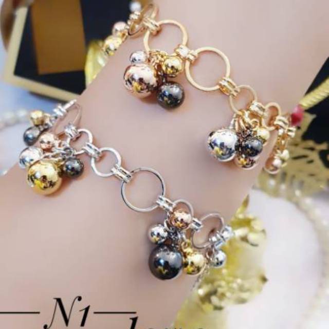 Xuping Kalung gelang lapis emas 24k 0214