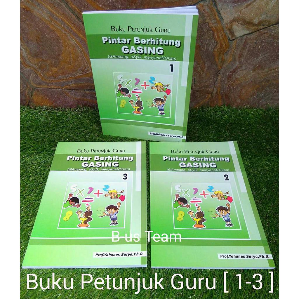 Buku Petunjuk Guru jilid 1-3 / pintar berhitung gasing