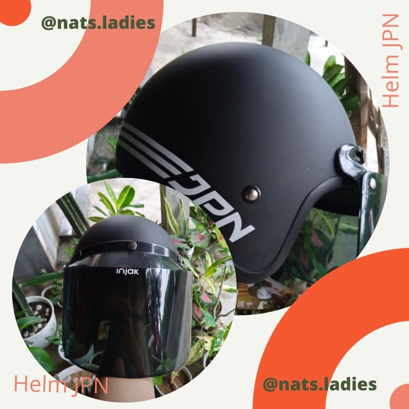 HELM JPN MURAH | KACA INJAK | JPN ORI | BEST SELLER