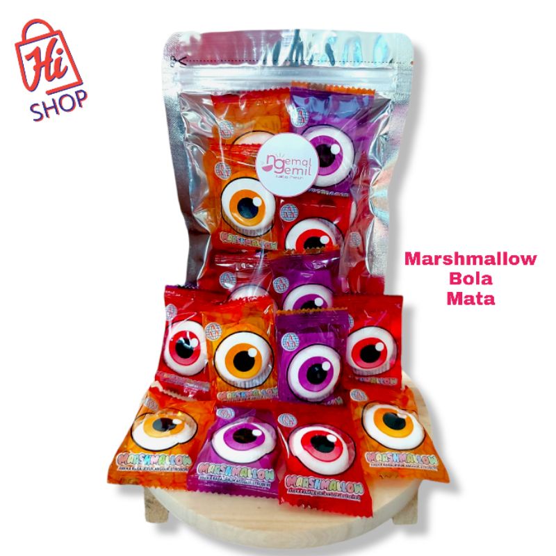 

Marshmallow Bola Mata Viral Marshmallow Eyeball Aneka Rasa Buah Kualitas Premium