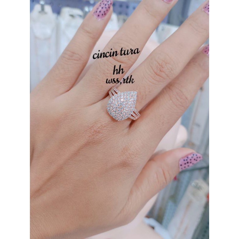 Bisa cod:Cincin Replika berlian,persis seperti asli,awet,tahan lama