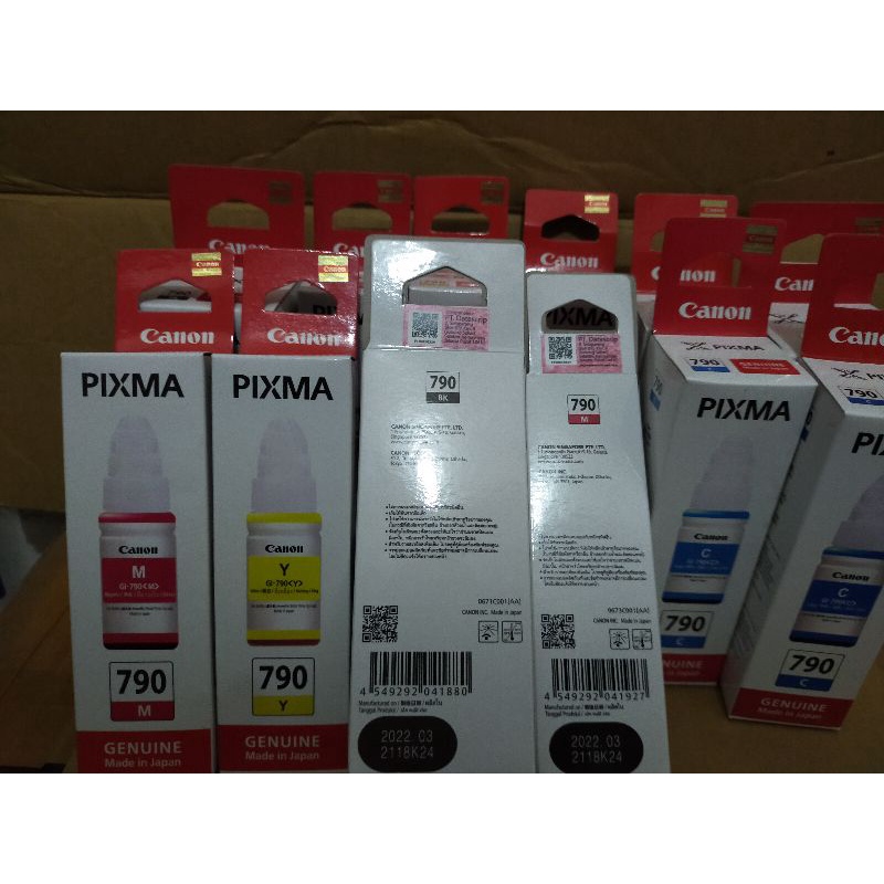 TINTA CANON PIXMA 790 1set(4warna)G1000/G1010/G2000/G2002/G2010/G2012/G3000/G3010/G3012/G4000/G4010