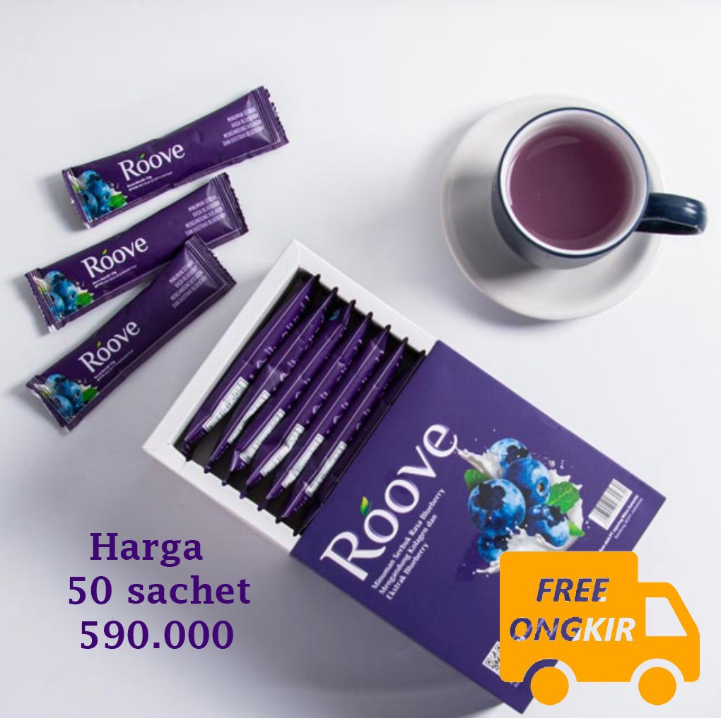 Roove minuman Collagen Beauty Drink suplemen kecantikan 50 sachet