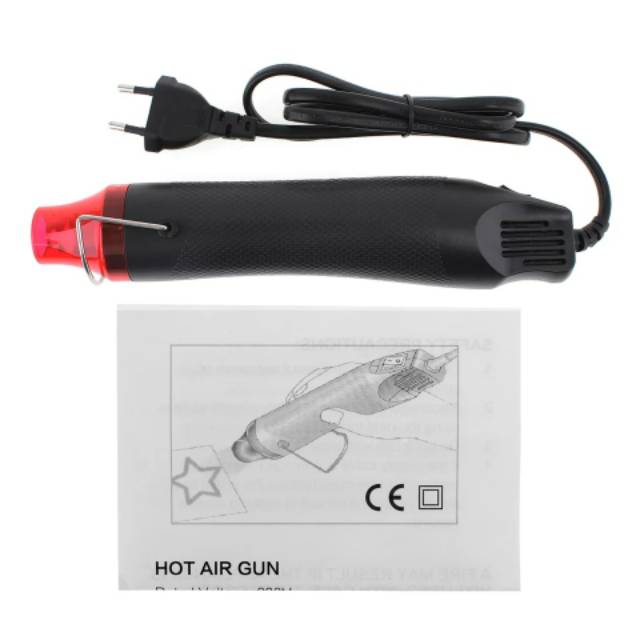 220V Listrik Hot Air Gun/Heat Gun dengan Stand cocok untuk DIY Alat Heat Gun