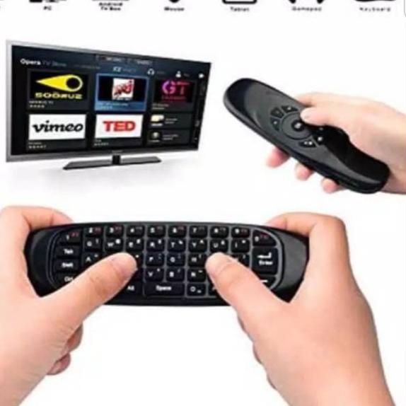 TERBARU  Mini Keyboard wireless C120 2.4G Air mouse Wireless C120 Berkualitas sale