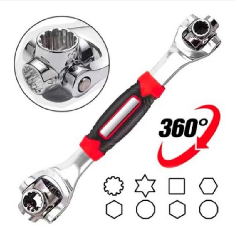 Kunci Pas 48 in 1 Universal Wrench Socket Wrench Junsky