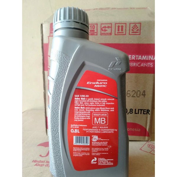 ENDURO METIC OLI PERTAMINA ENDURO METIK 0,8LITER