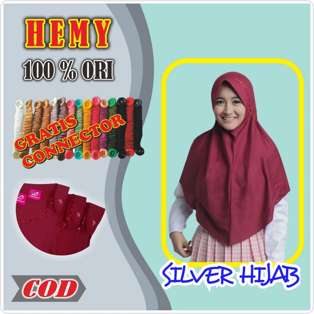 KERUDUNG RABBANI ORI HEMY JILBAB RABBANI ASLI SEKOLAH HEMY HIJAB RABBANI KRUDUNG RABBANI ASLI ORI KR