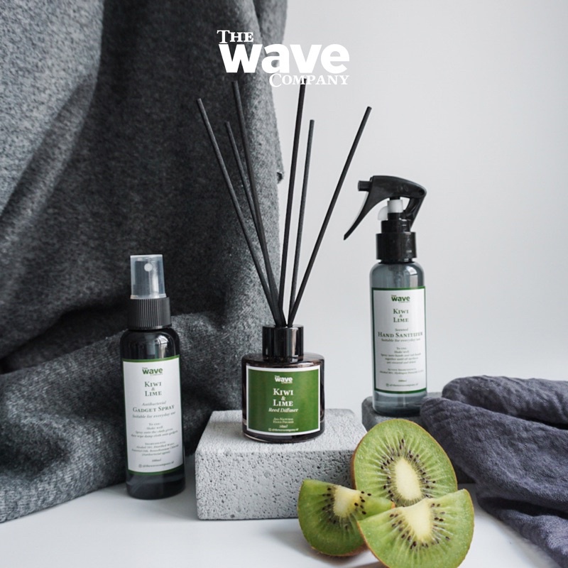 Reed Diffuser (50ml) - The Wave Company-Kiwi & Lime