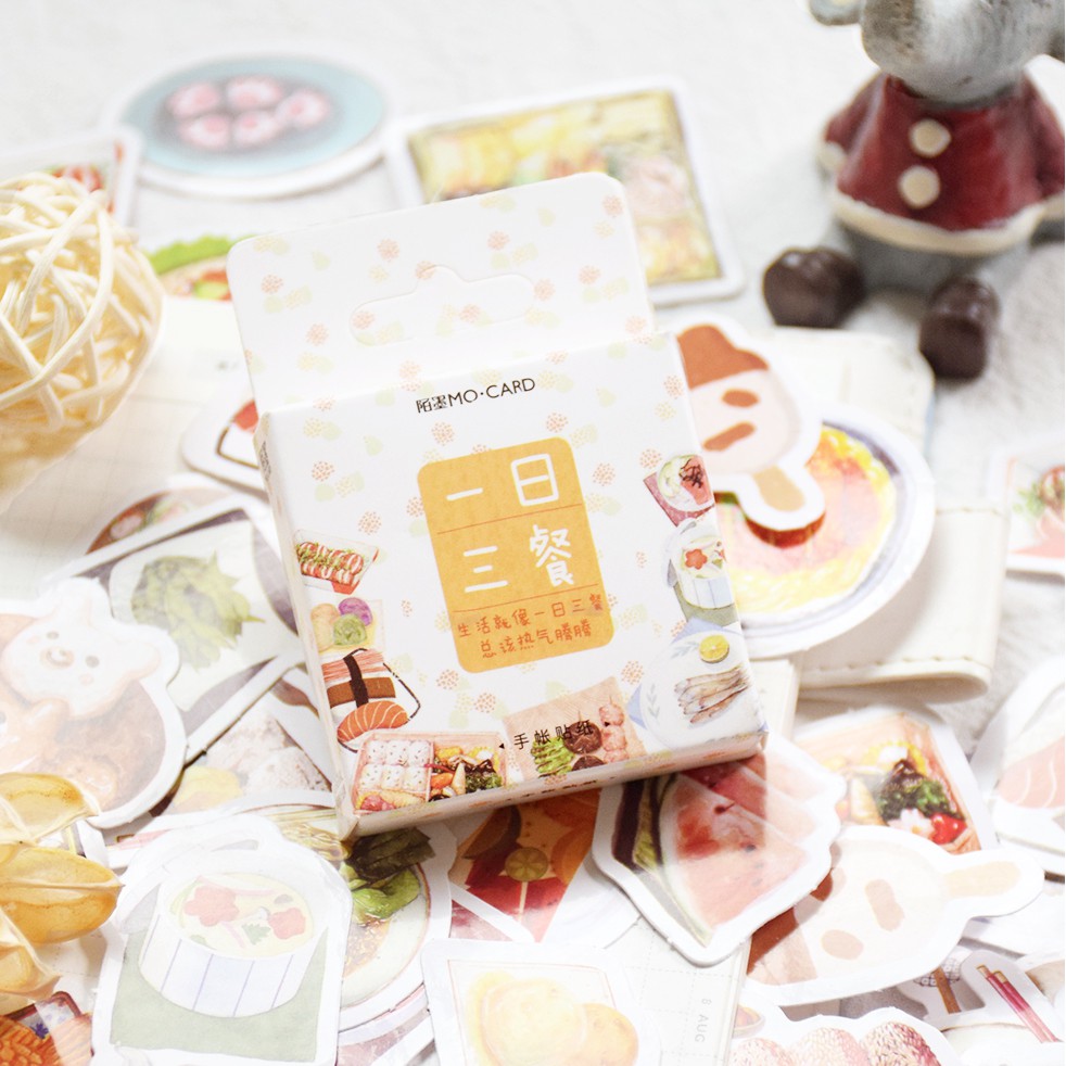 

46Pcs Stiker DIY Lucu untuk Diary / Planner / Notebook / Scrapbook