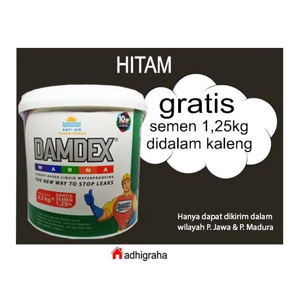 Damdex Warna Hitam 2.5Kg Gs