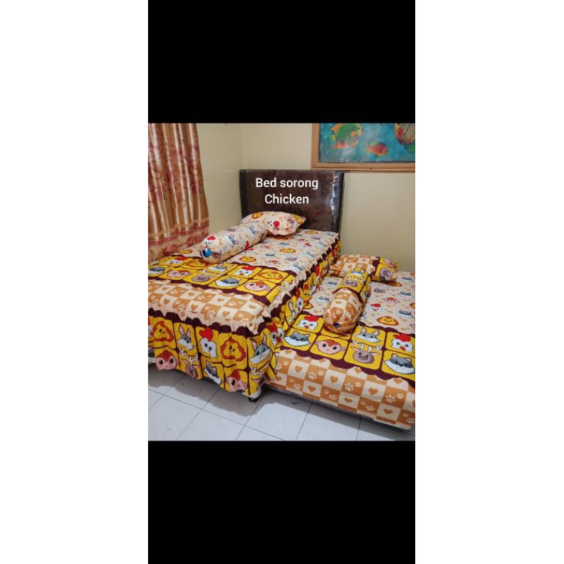 sprei bed sorong murah