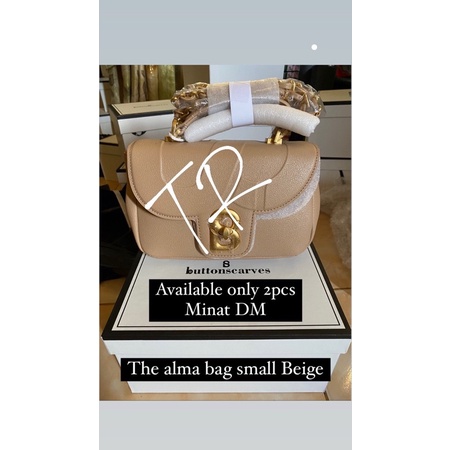 Ready new Buttonscarves Alma Bag Small beige