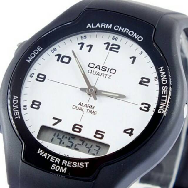 CASIO AW-90H-7B Analog Digital ORIGINAL