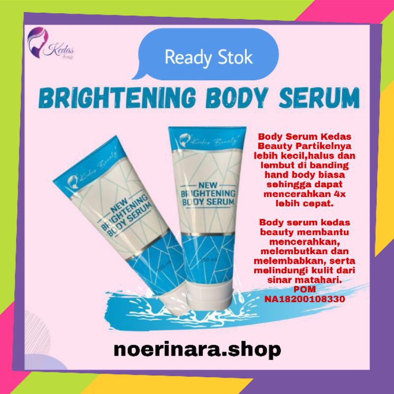 Promo New Body Serum Kedas Beauty, Pemutih badan