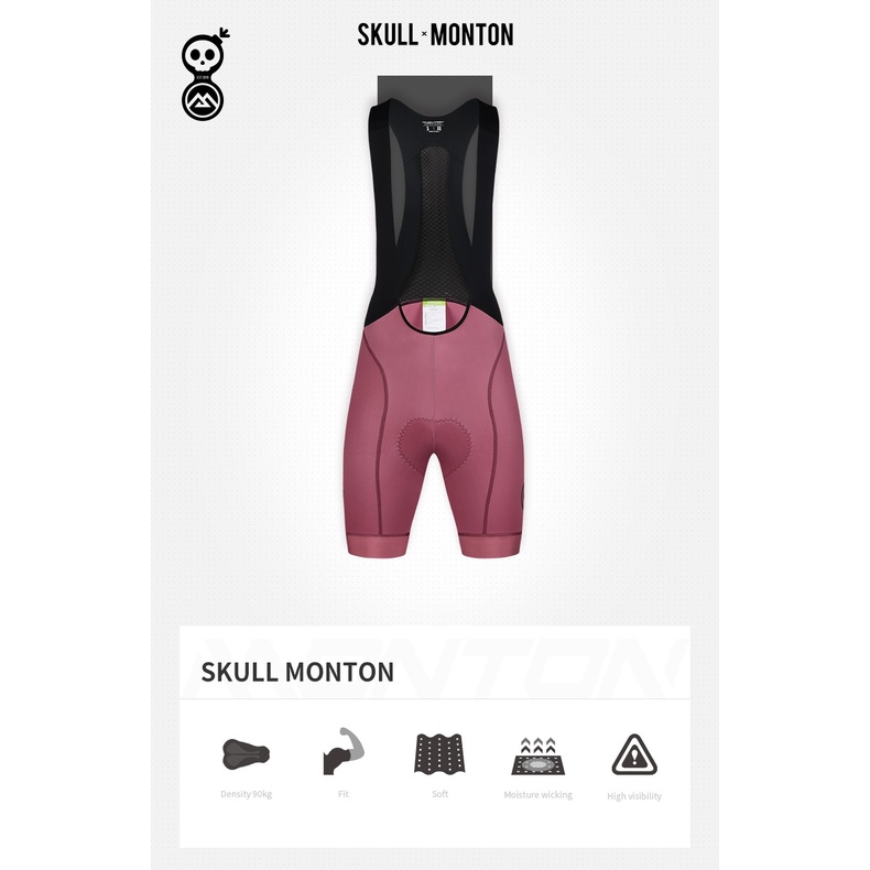 Celana BIB MENS Monton Urban Skull Monton Indian Red