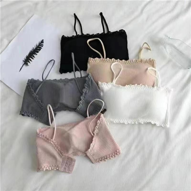 BH Kemben Wanita - Bra Kemben - Bra Tali Renda Model Crop Top  Kekinian Ala Korea Import Termurah - 