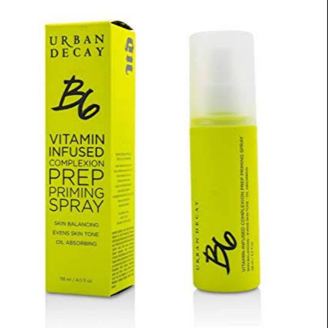 Urbandecay B6 vitamin infused complexion spray travel size 15ml jaminan original 1000%