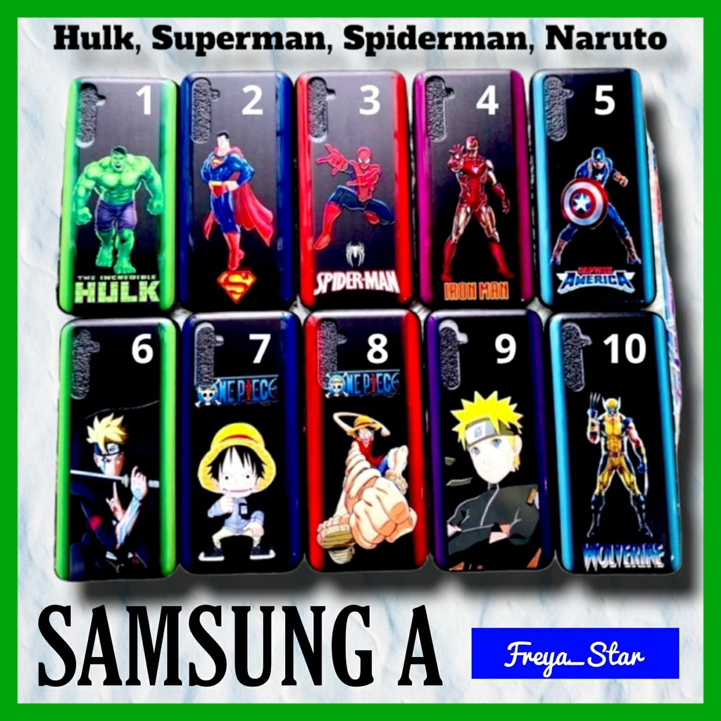 Hard Case Karakter Hulk superhero SAMSUNG A11 M11 A21S A50 A30S A50S CASING  HARD CASE SILIKON LUCU 
