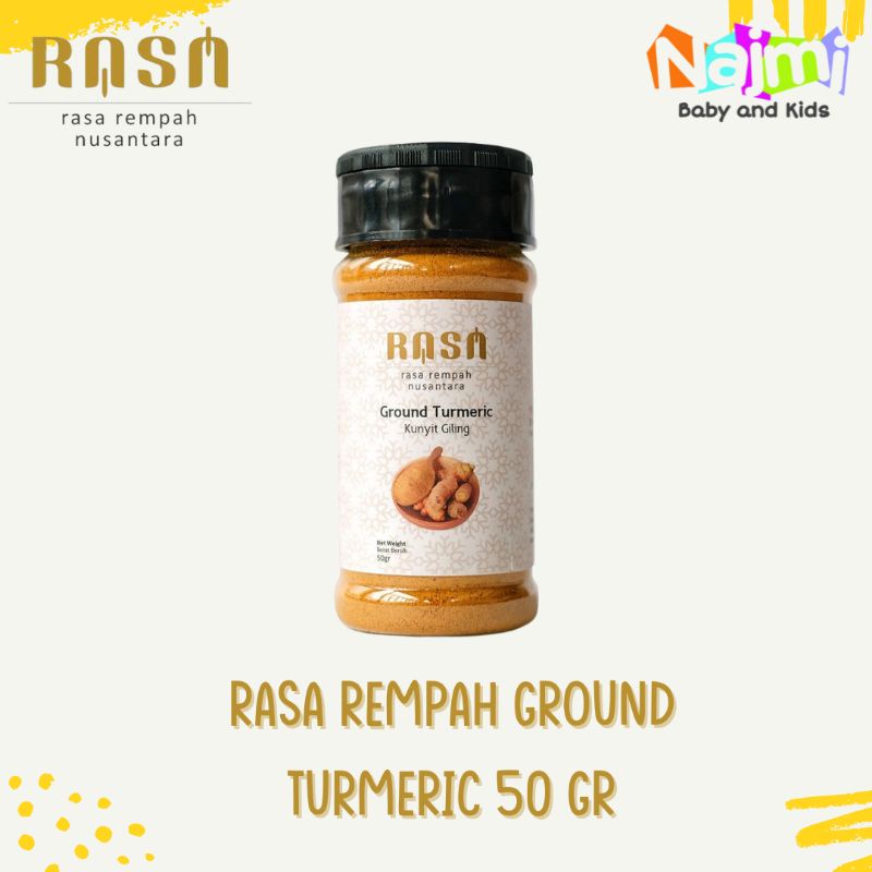 Rasa Rempah Nusantara Ground Turmeric Kunyit Bubuk 50 gr 50gr