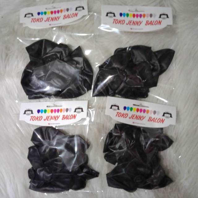 Balon latex hitam