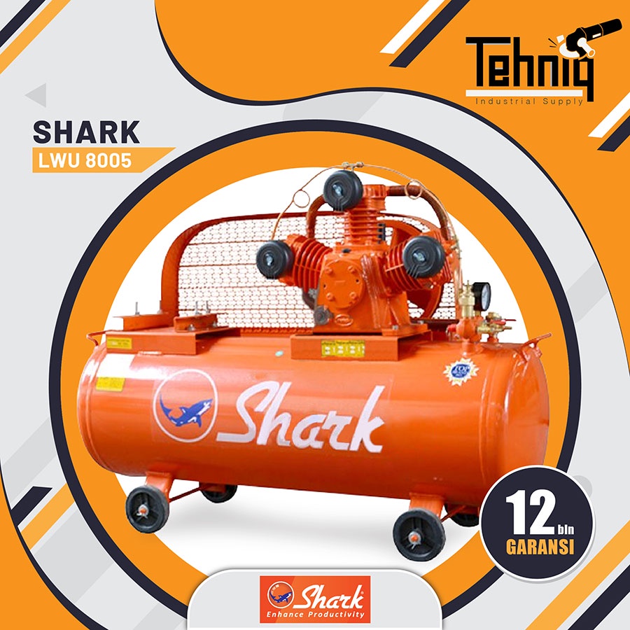 Shark Lwu-8005 Mesin Kompresor Listrik 5 Hp