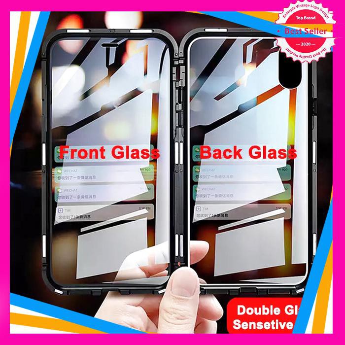 REALME X2 PRO MI NOTE 10 CC9 PRO MAGNETIC FULLCOVER 360 DEPAN BELAKANG CC9 PRO