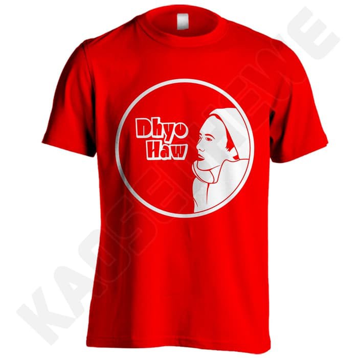 KAOS DHYO HAW - 01 - MERAH UKURAN S-XXL