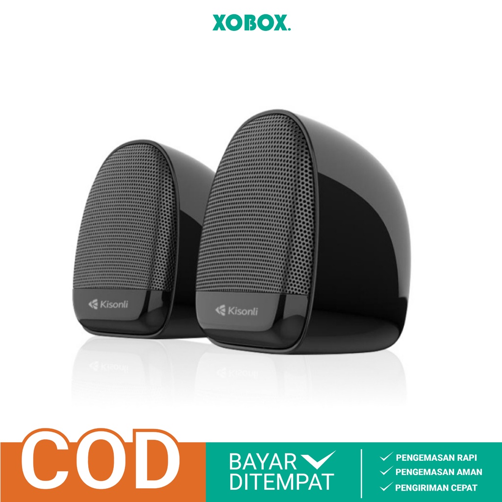 Speaker Mini Portablel Aux 3.5mm Speaker Aktif Komputer Laptop KS-08 - XOBOX