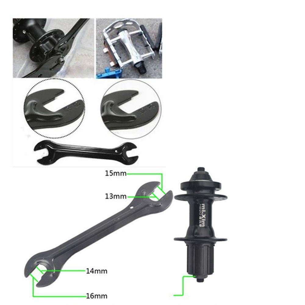 R-FLOWER Spanner Reparasi Sepeda13 /14 /15 /16mm Kepala Kunci Sepeda Buka Ujung Bersepeda Accesories