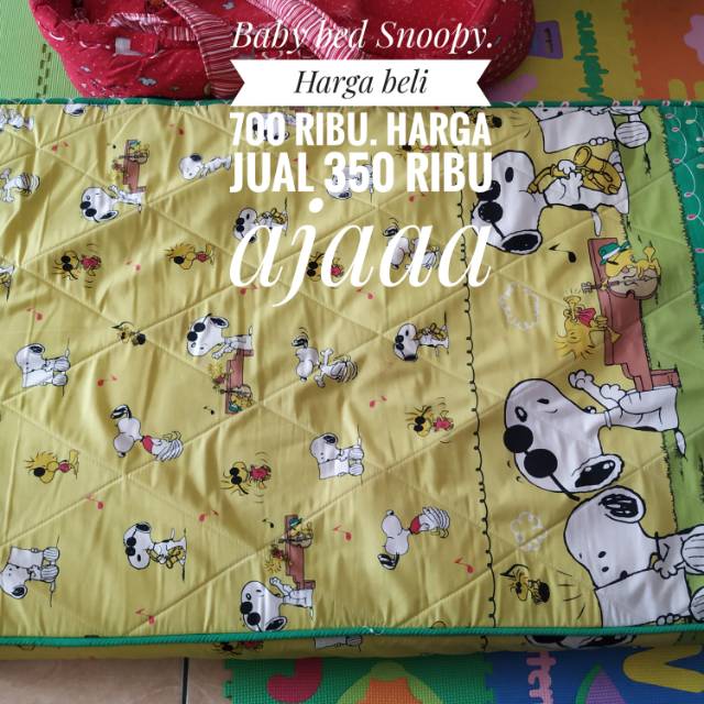 Kasur bayi Snoopy premium