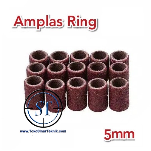 Refill Amplas Ring 5mm Untuk Mini Grinder Kertas Pasir Gosok Bulat Amplas Drum