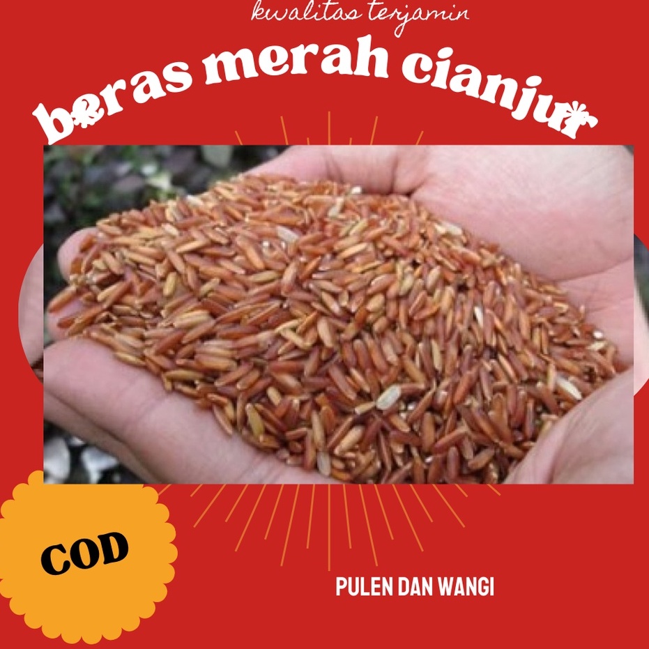 

Beras Merah Wangi dan Pulen 1kg Untuk Diet Rendah Gula