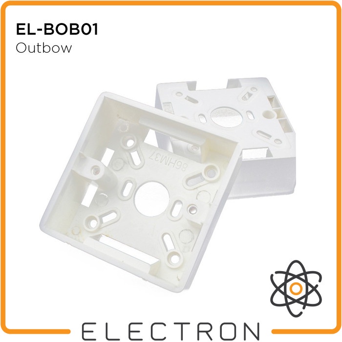 EL-BOB01 Outbow Exit Button Plastik Besar Out Bow Access Switch Box 86