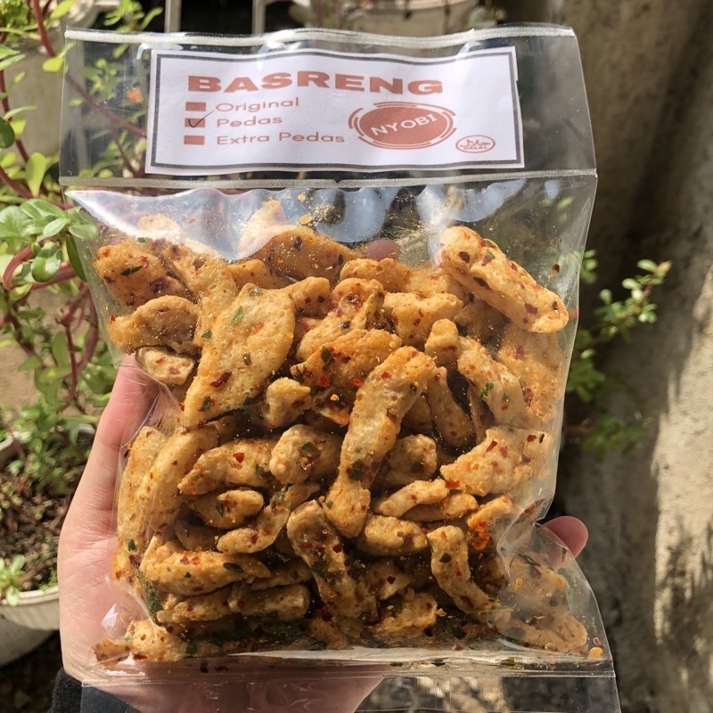 Basreng pedas &amp; original daun jeruk khas tasikmalaya