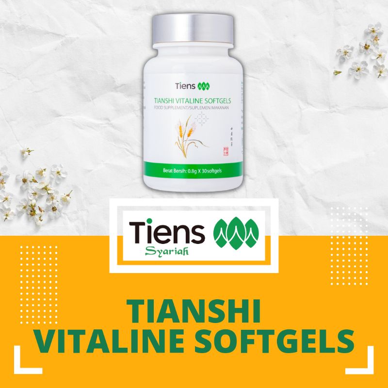 PAKET VITALINE TIENS  1BOTOL VITALINE ISI 30 SOFTGELS