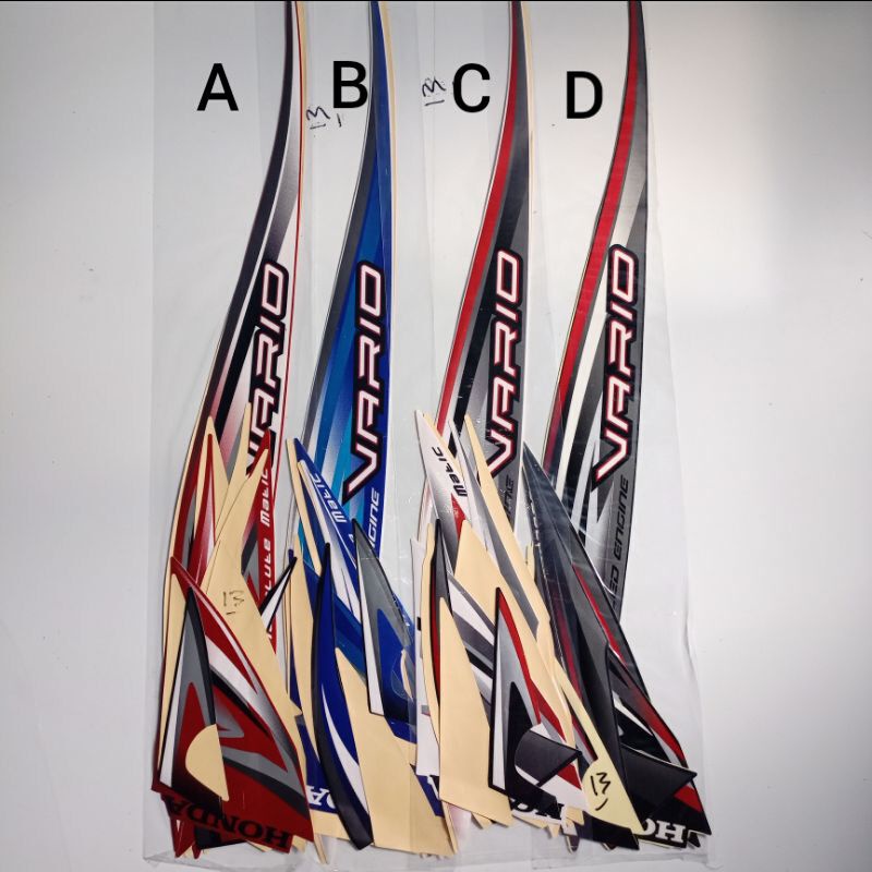 Striping Vario 110 2012 2013 Cw Karbu Long | sticker bodi motor honda vario karbu mentok 2013