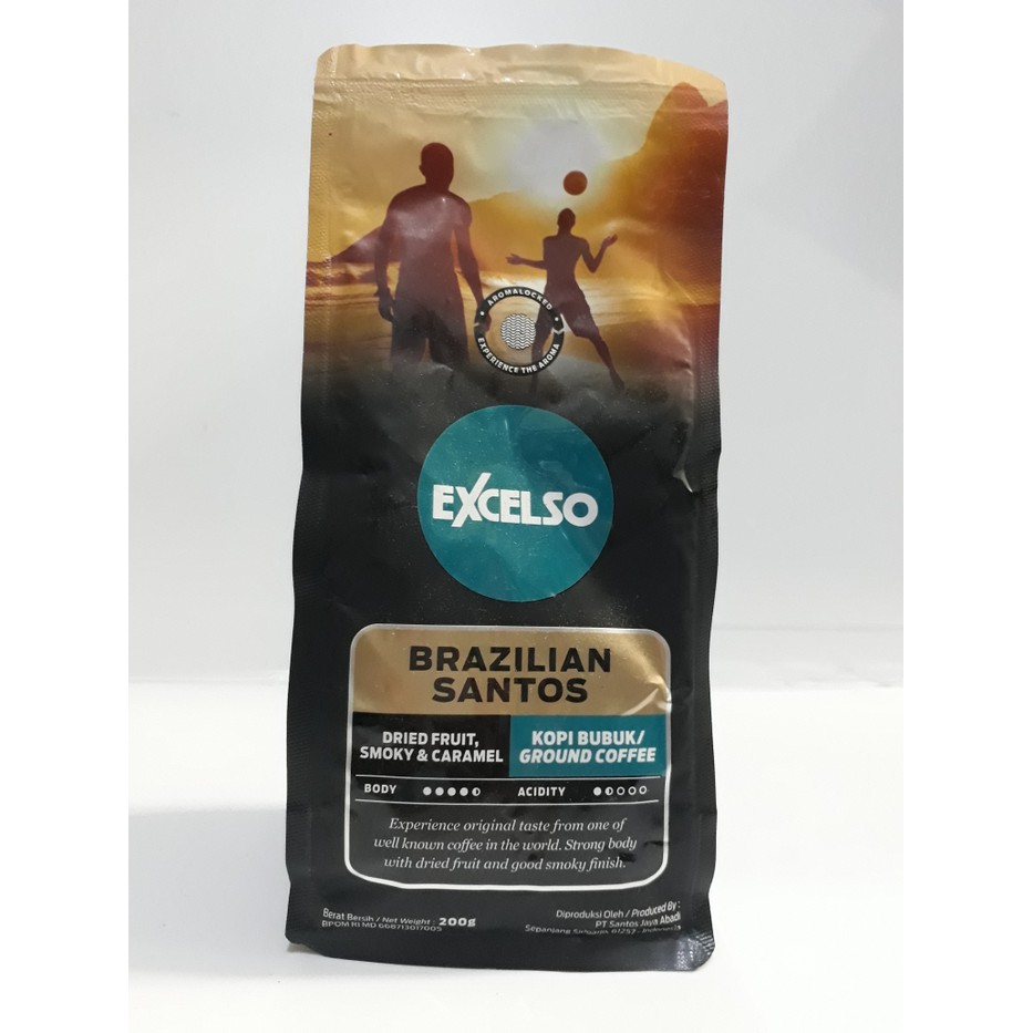 

excelso bubuk brazilian santos 200 gram - kkp1046