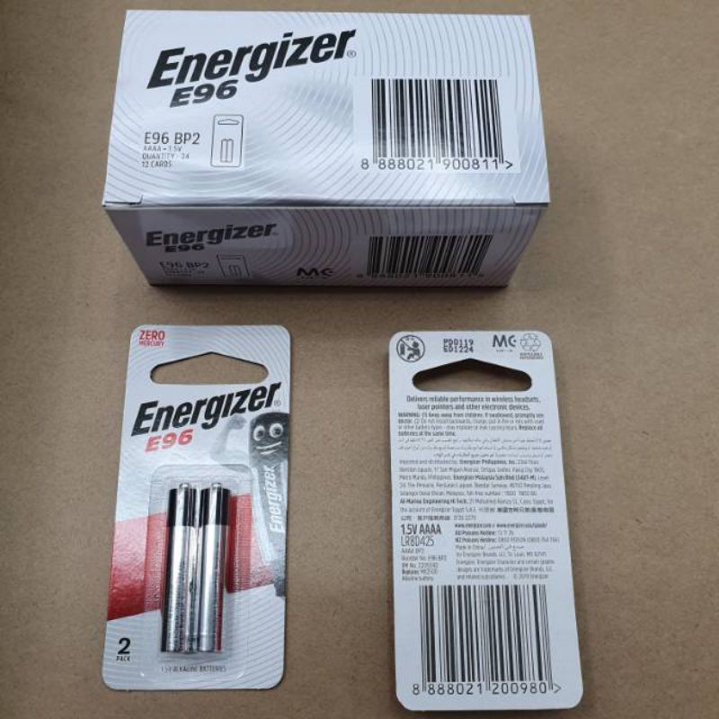 #Baterai A4/AAAA Alkaline Energizer 1.5V Original